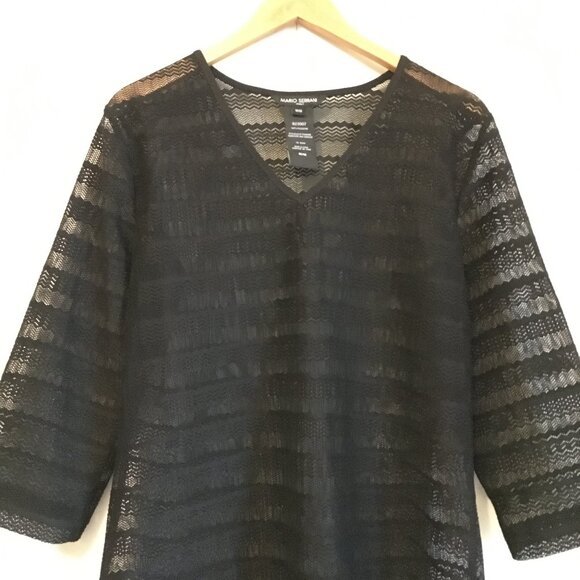 Black Lacy Cover Dress - Picture 5 of 15